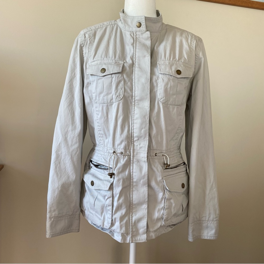 LL Bean Freeport Minky Lined Cargo Field Utility Jacket